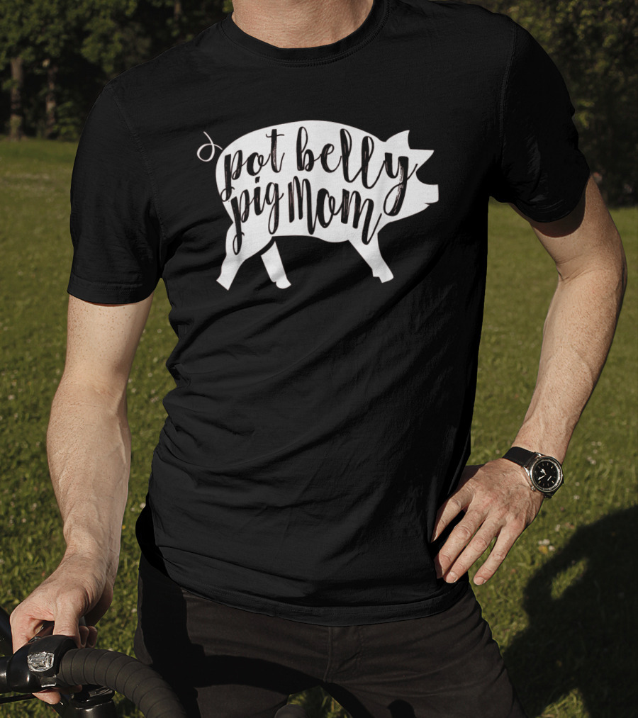 Pot Belly Pig Mom T-Shirt