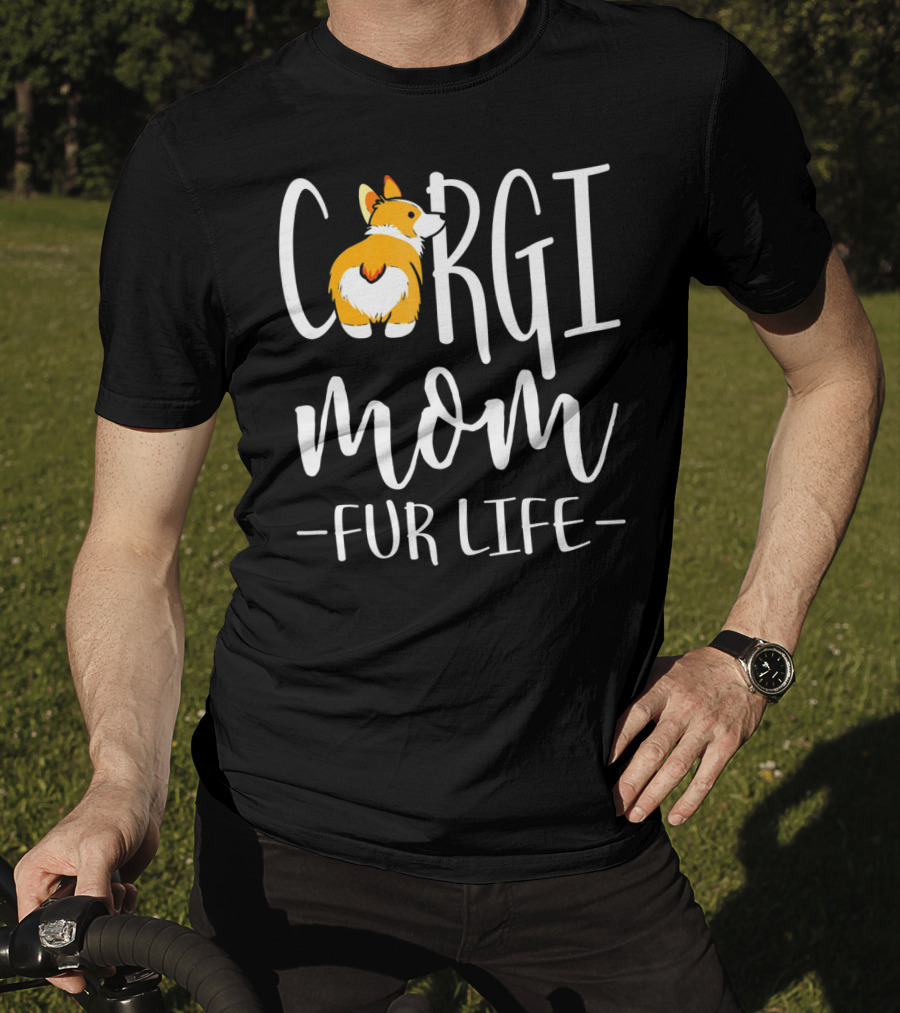 Corgi Mom Fur Life Iconic Corgi T-Shirt