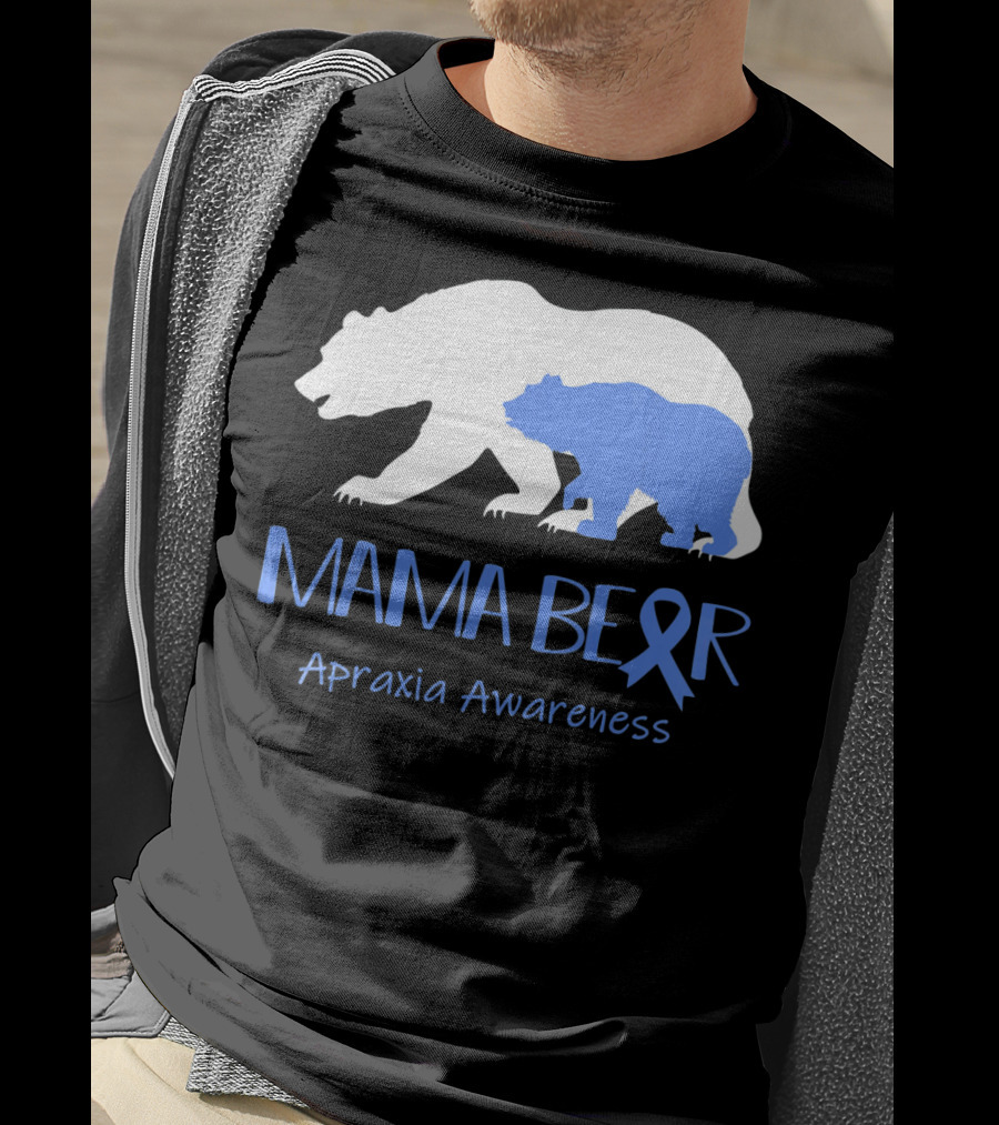 MAMA BEAR Apraxia Awareness T-Shirt