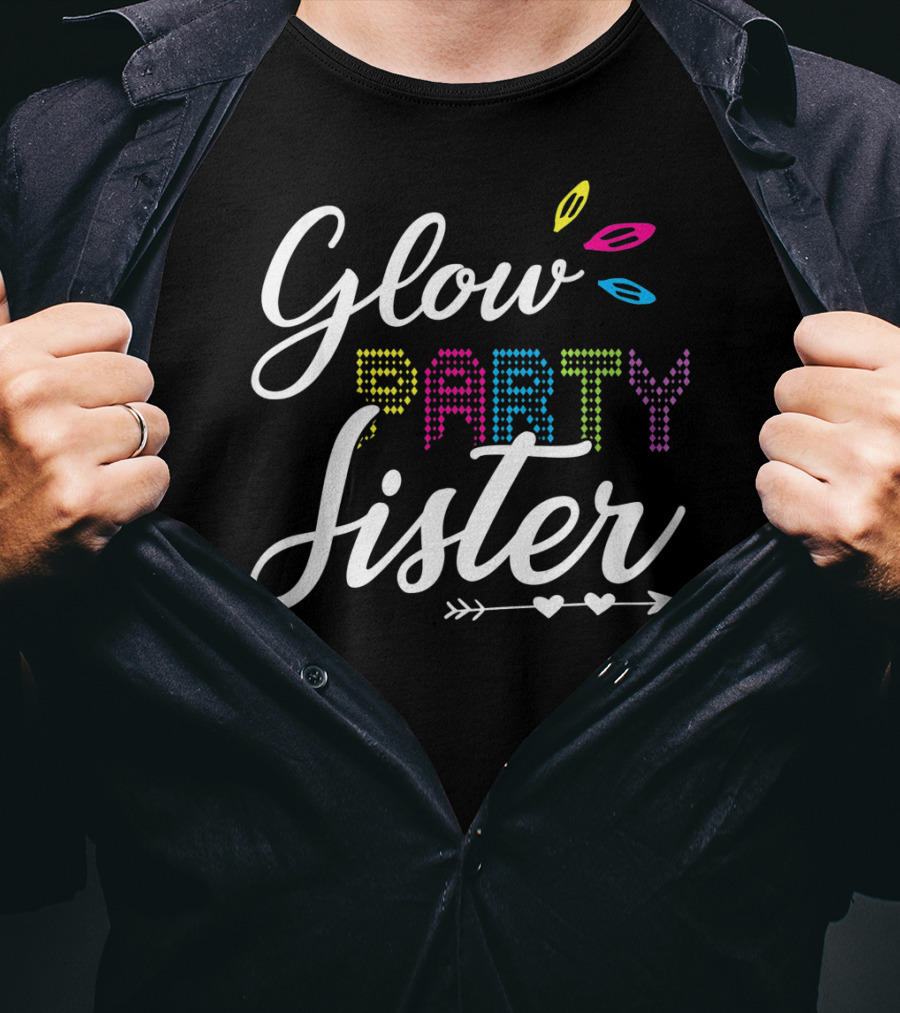 Glow Party Sister Color Diamond T-Shirt
