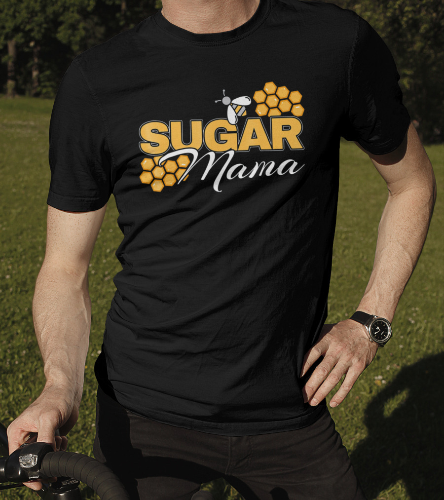 Sugar Mama Bee Hive Honeycomb T-Shirt