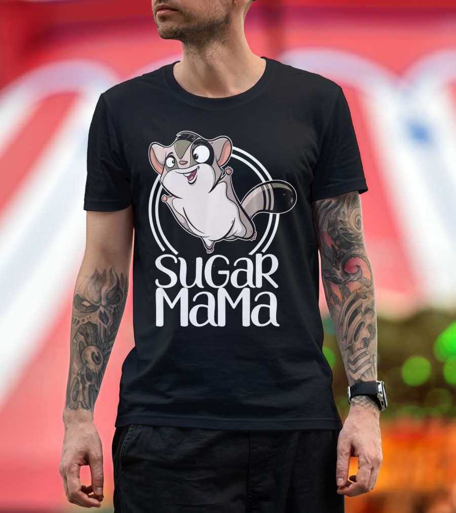 Sugar Mama Adorable Sugar Glider Character T-Shirt