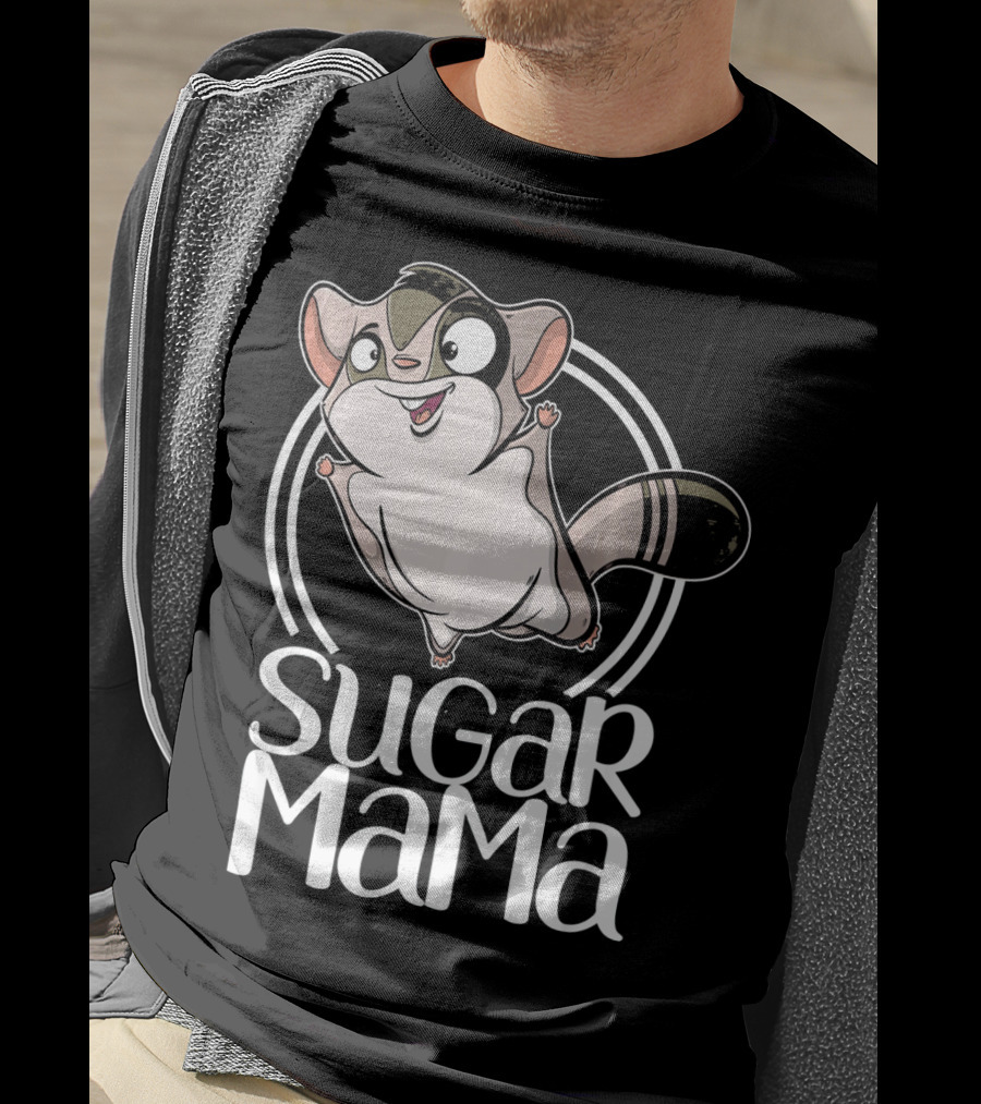Sugar Mama Adorable Sugar Glider Character T-Shirt