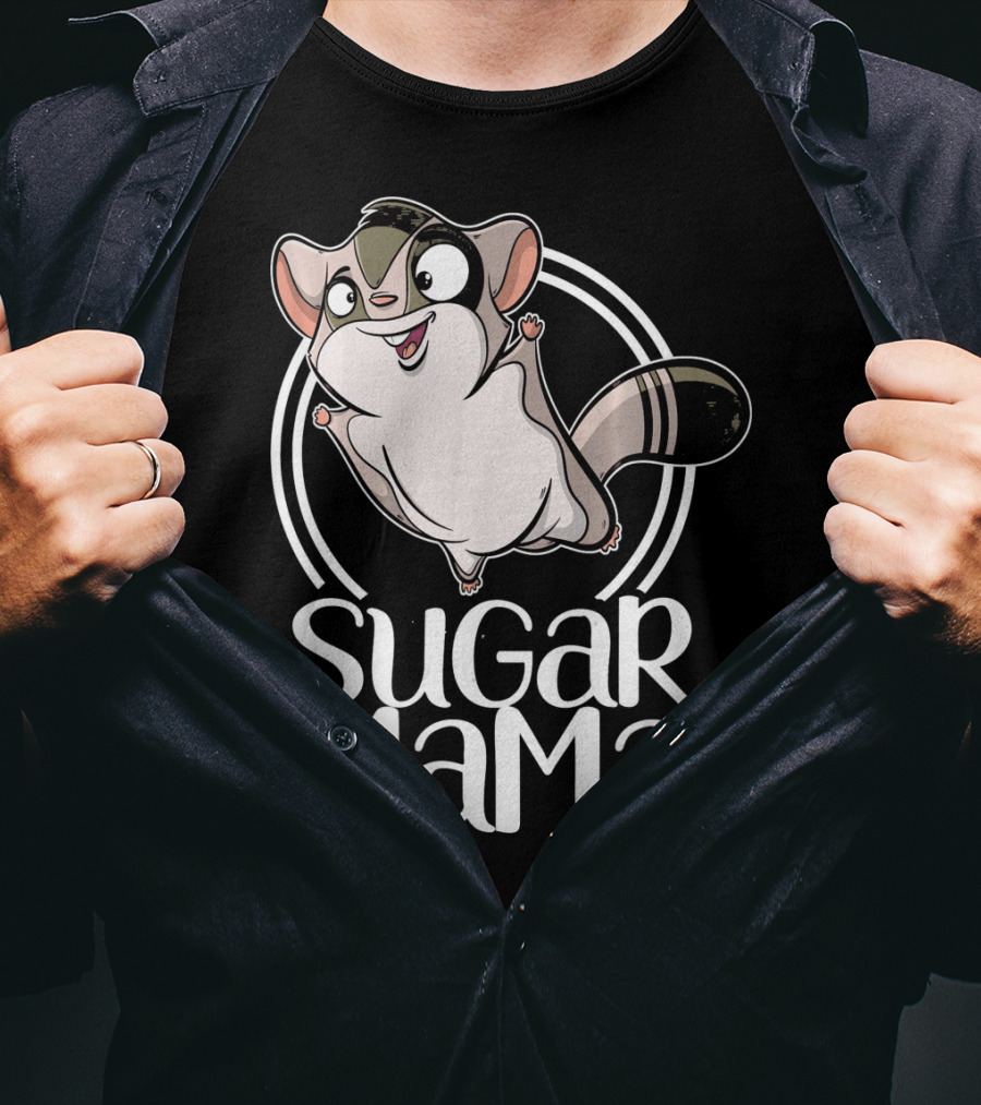 Sugar Mama Adorable Sugar Glider Character T-Shirt