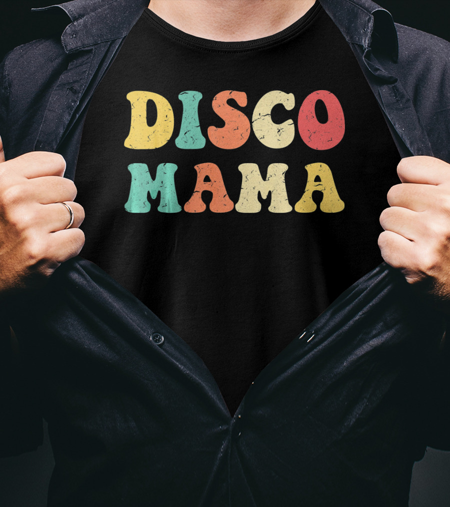 DISCO MAMA 1970s Disco Queen T-Shirt