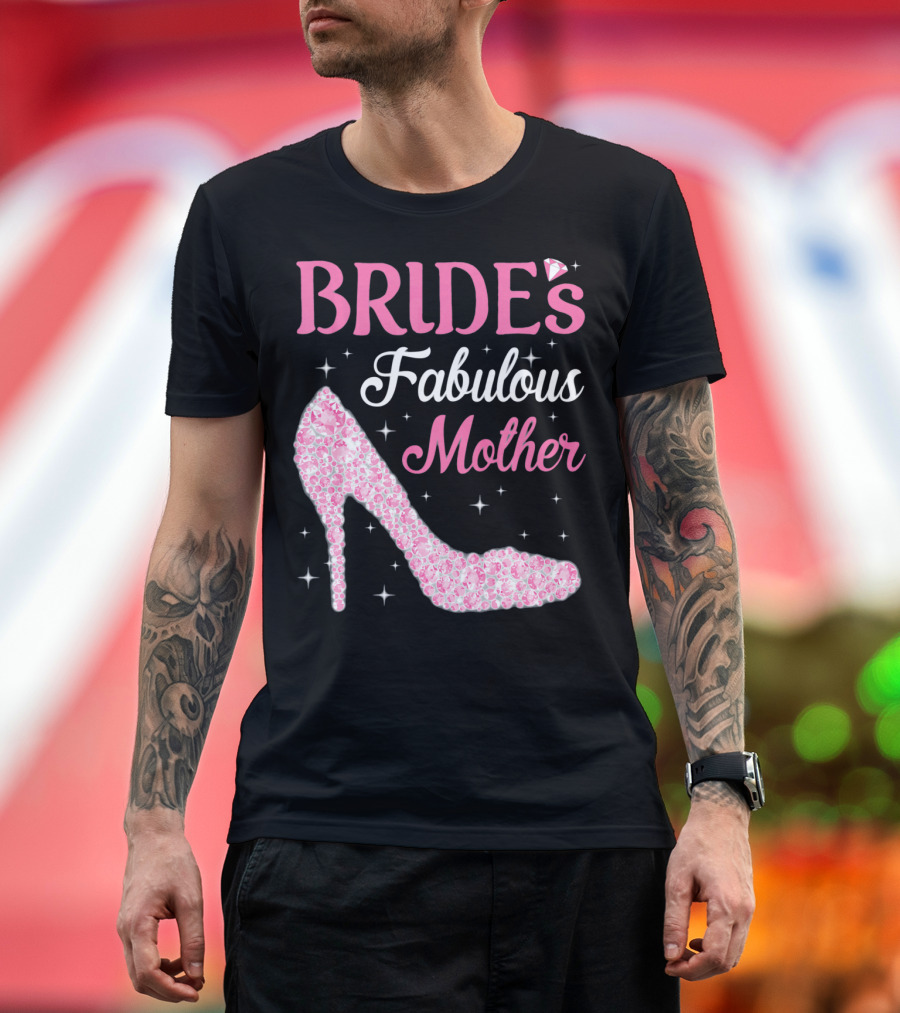 Bride's Fabulous Mother Light Diamond High Heel T-Shirt