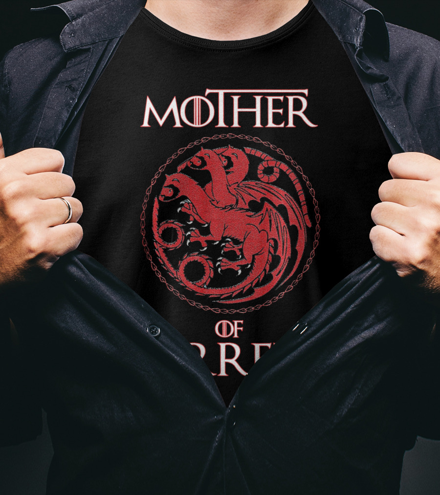 Mother Of Ferrets Farm N Fancy Dragon Emblem T-Shirt