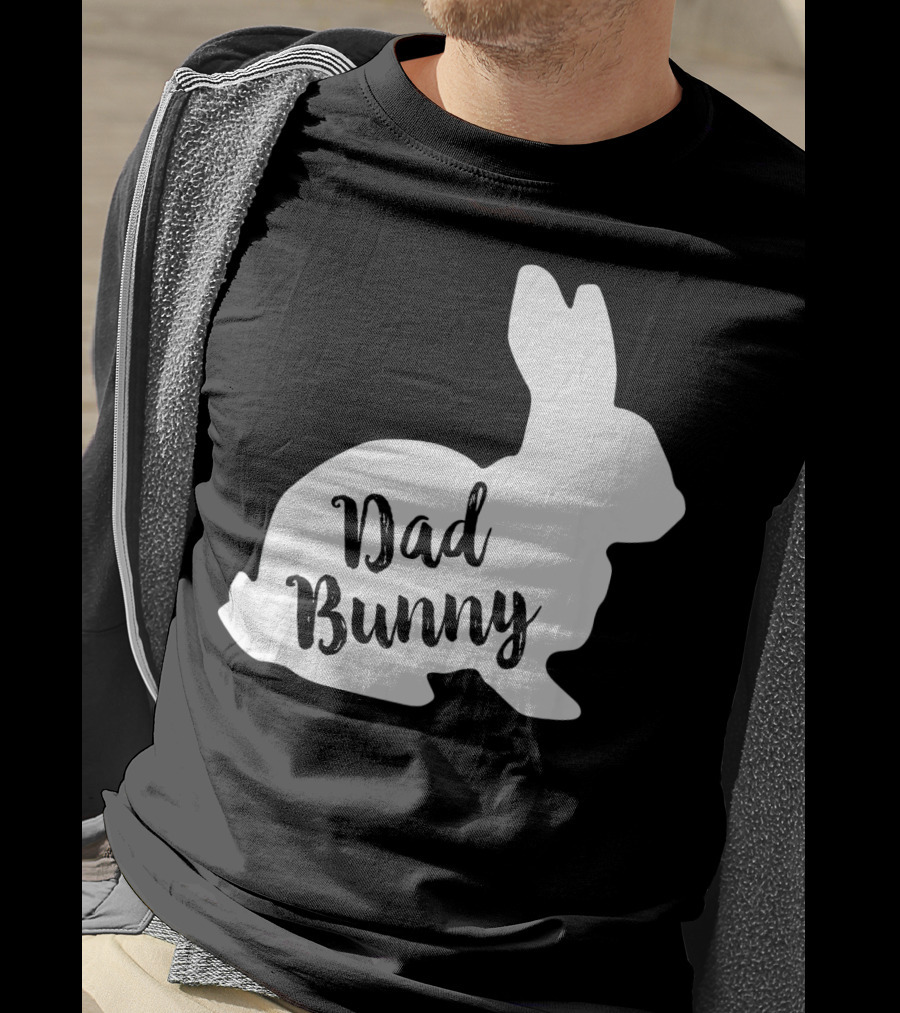 Dad Bunny Easter Family Rabbit T-Shirt