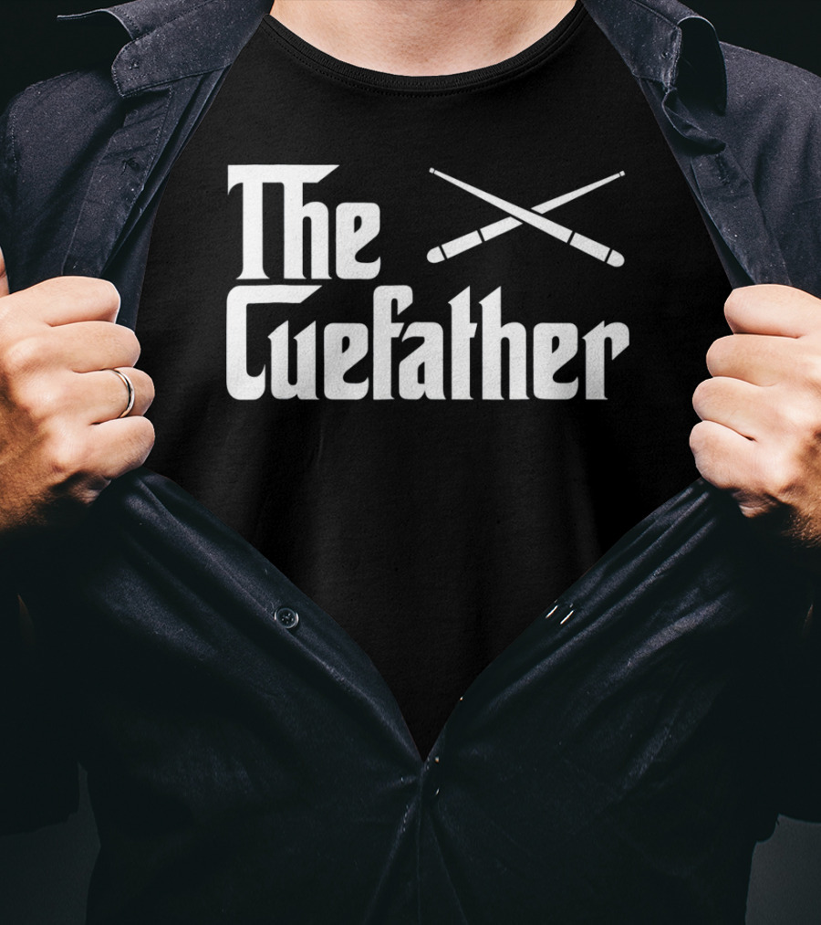 The Cuefather Funny Pool Billiards Play Iconic T-Shirt