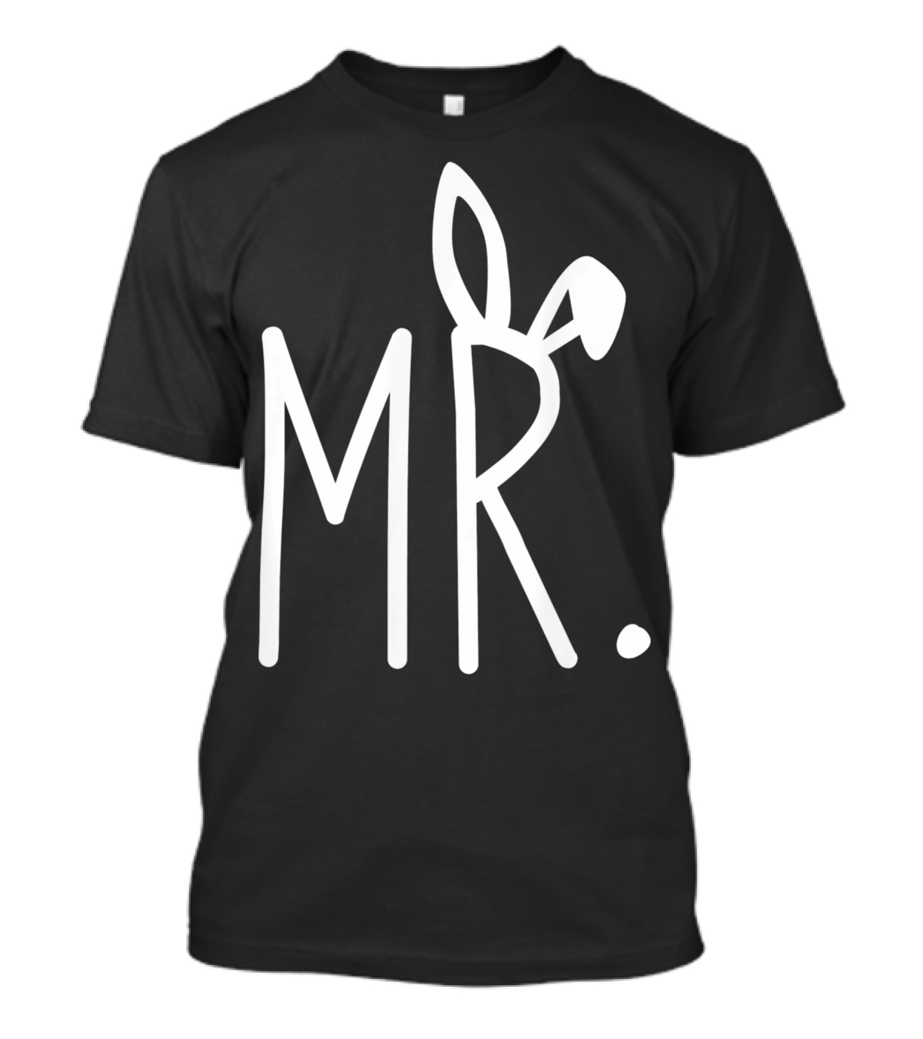 MR. Bunny Ears Mens Easter T-Shirt