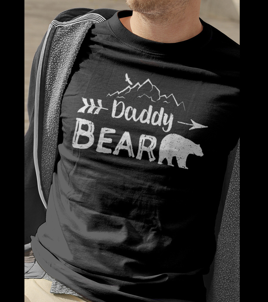 Daddy Bear Mountains Arrow Bear T-Shirt
