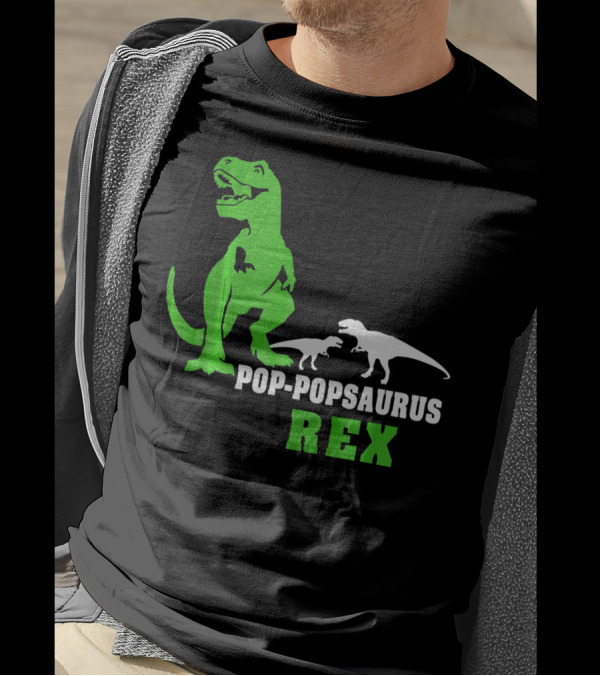 Pop-Popsaurus Rex Dinosaur T-Shirt