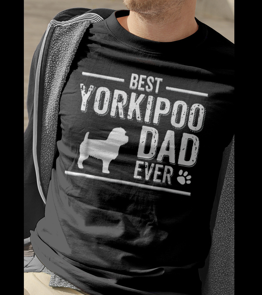 Best Yorkipoo Dad Ever Mens Dog Owner T-Shirt