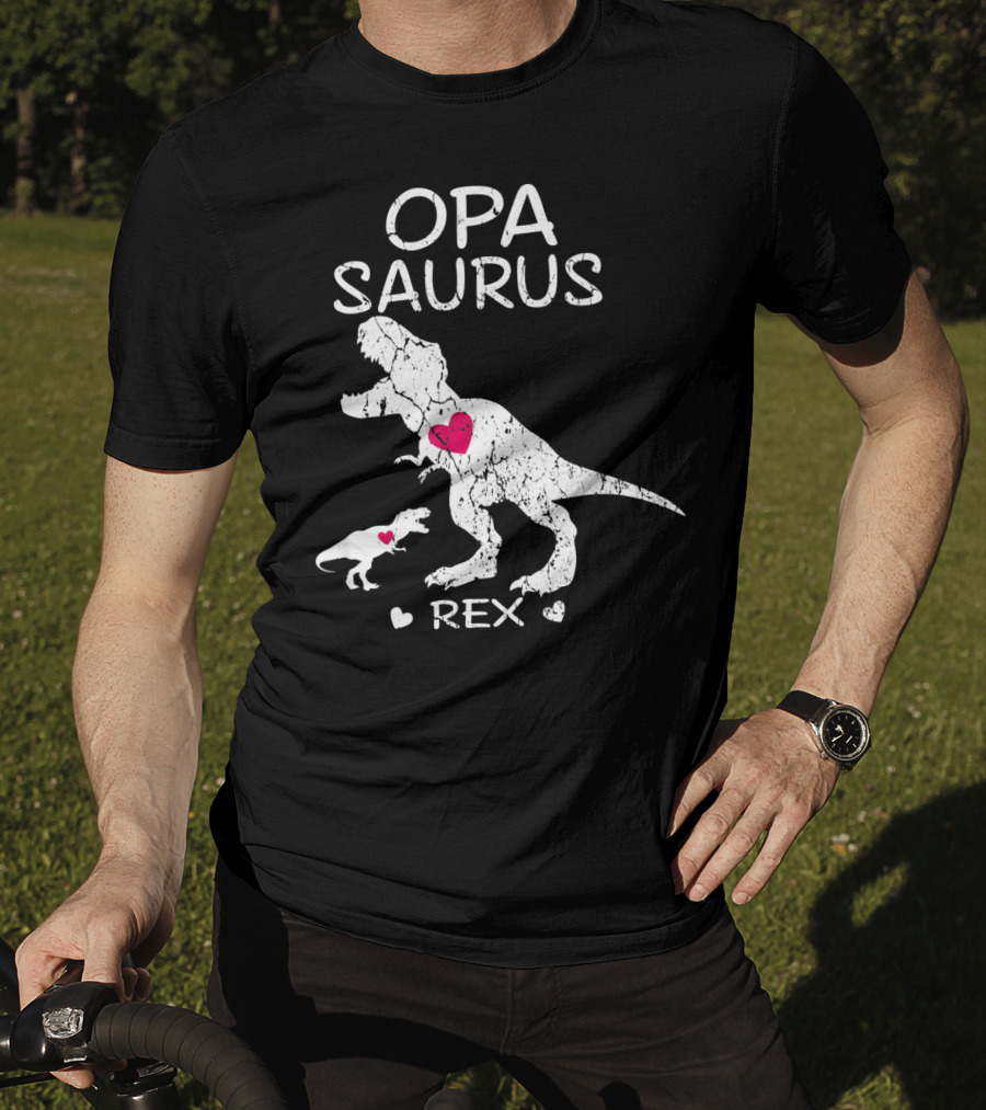 OPA SAURUS REX Dinosaur Hearts T-Shirt