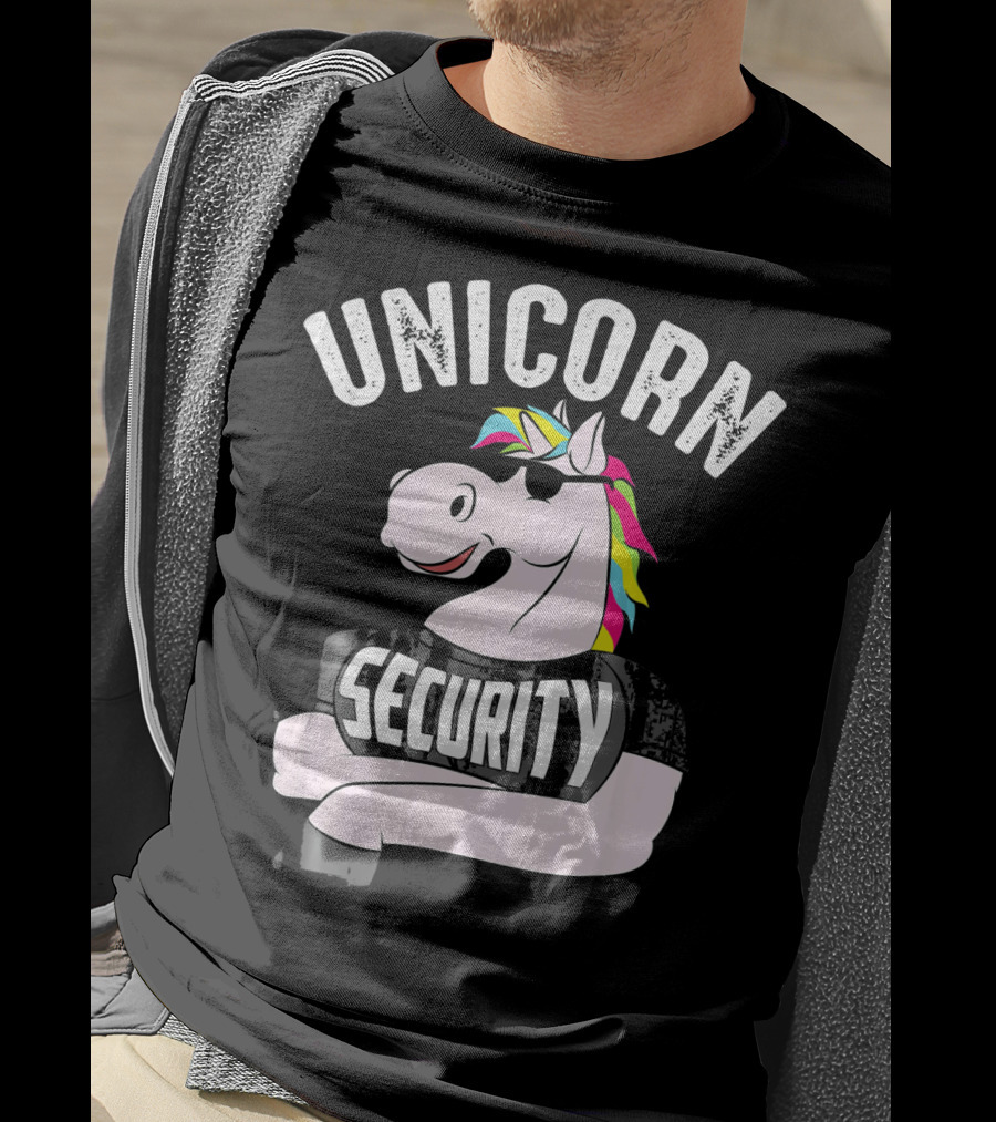 Unicorn Security Shirt For Men Fana T-Shirt