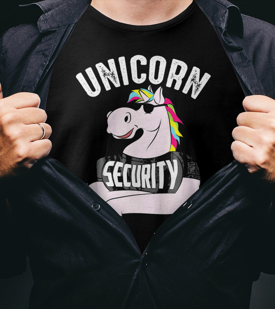 Unicorn Security Shirt For Men Fana T-Shirt