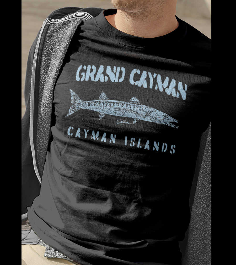 Grand Cayman Barracuda Cayman Islands JCombs T-Shirt
