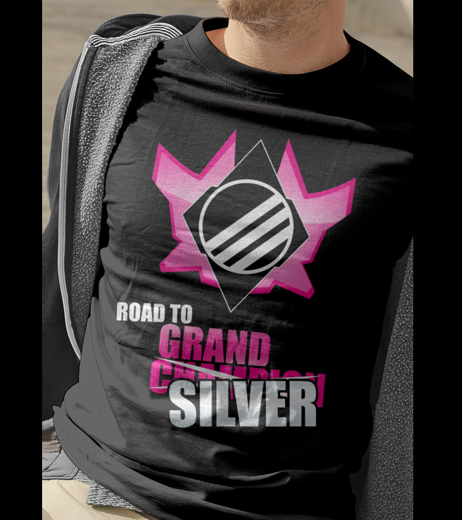 Road To Silver With Grand Champion Logo Rocket Ga T-Shirt
