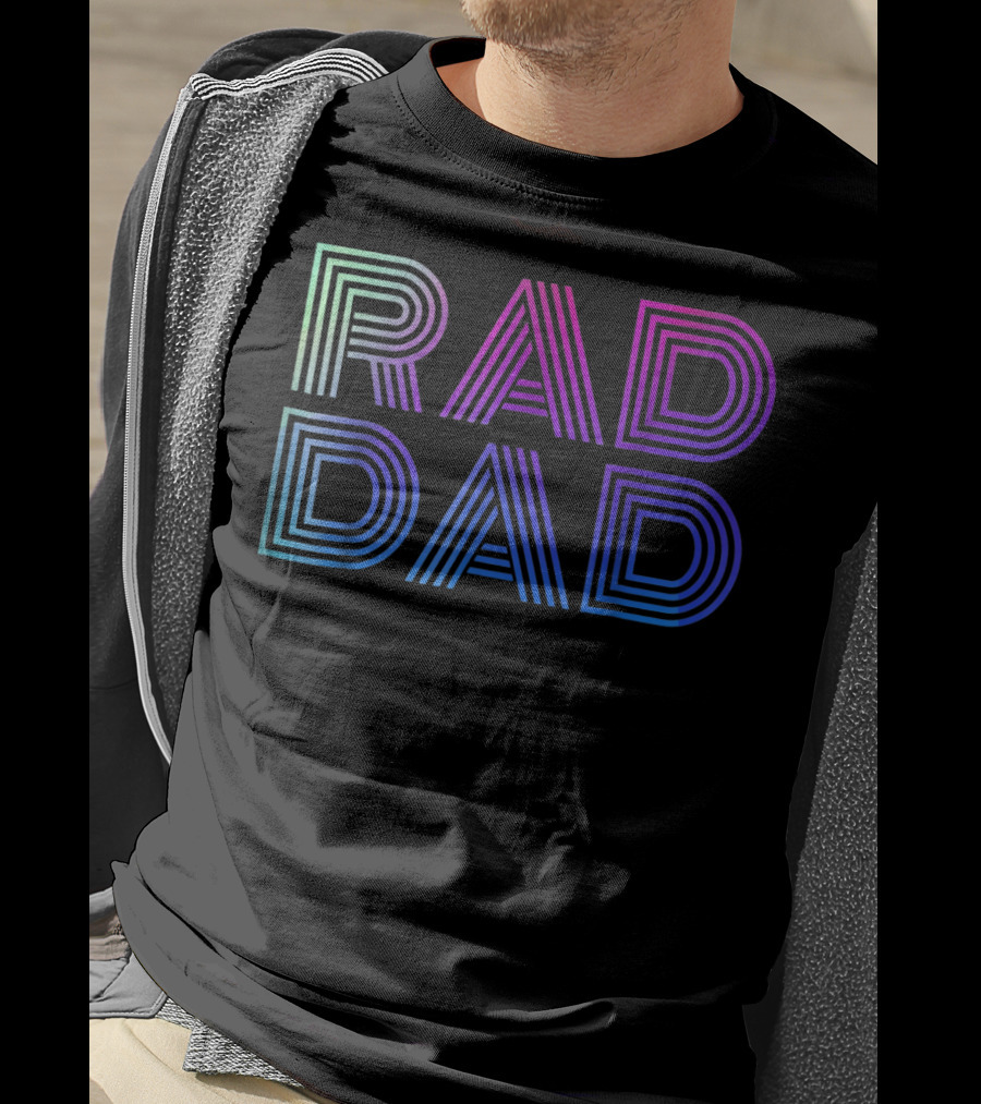 Rad Dad 1980s Mens T-Shirt