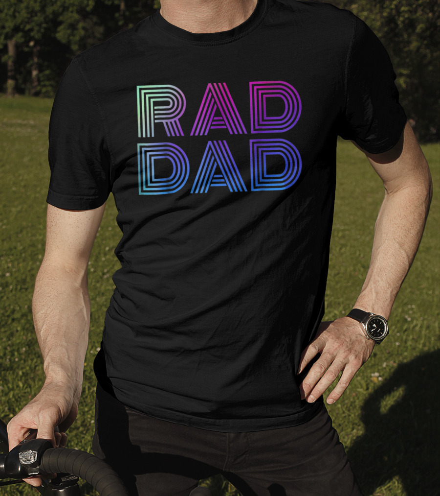 Rad Dad 1980s Mens T-Shirt