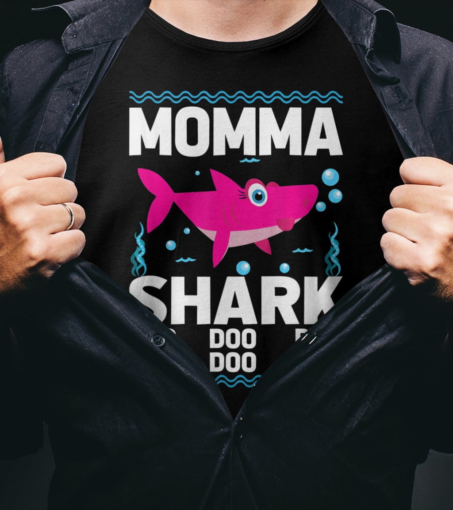 Momma Shark Doo Doo Doo Doo Doo T-Shirt