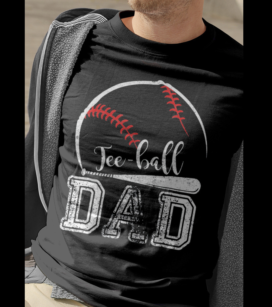 Tee-Ball Dad Mens Sport T-Shirt