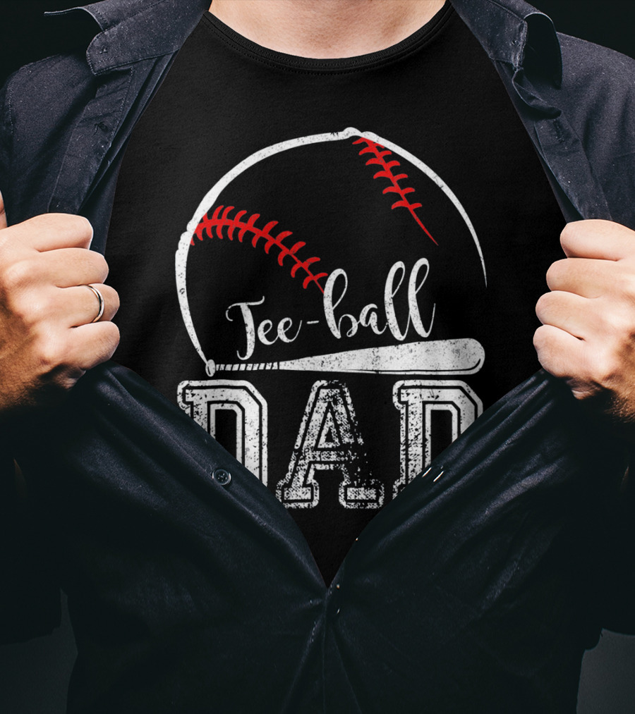 Tee-Ball Dad Mens Sport T-Shirt