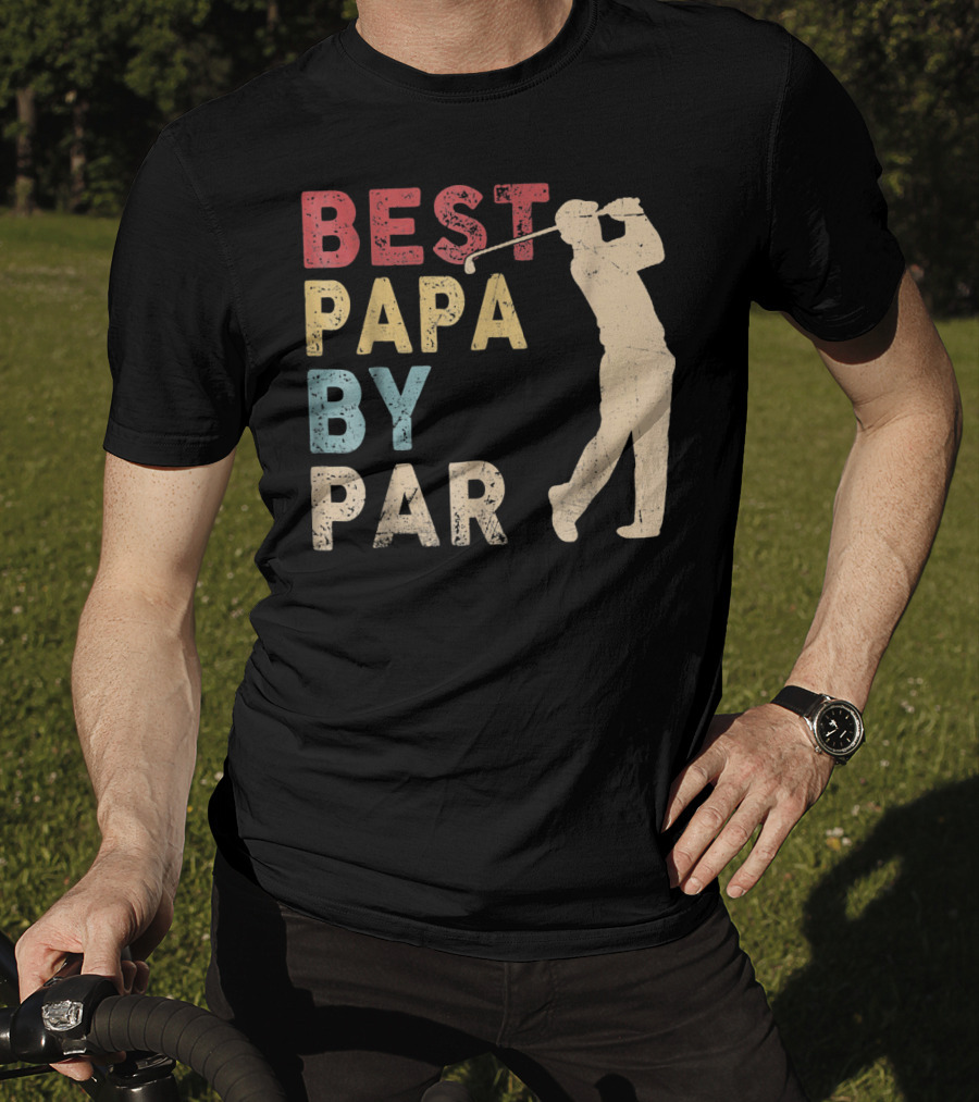 Best Papa By Par Golf T-Shirt