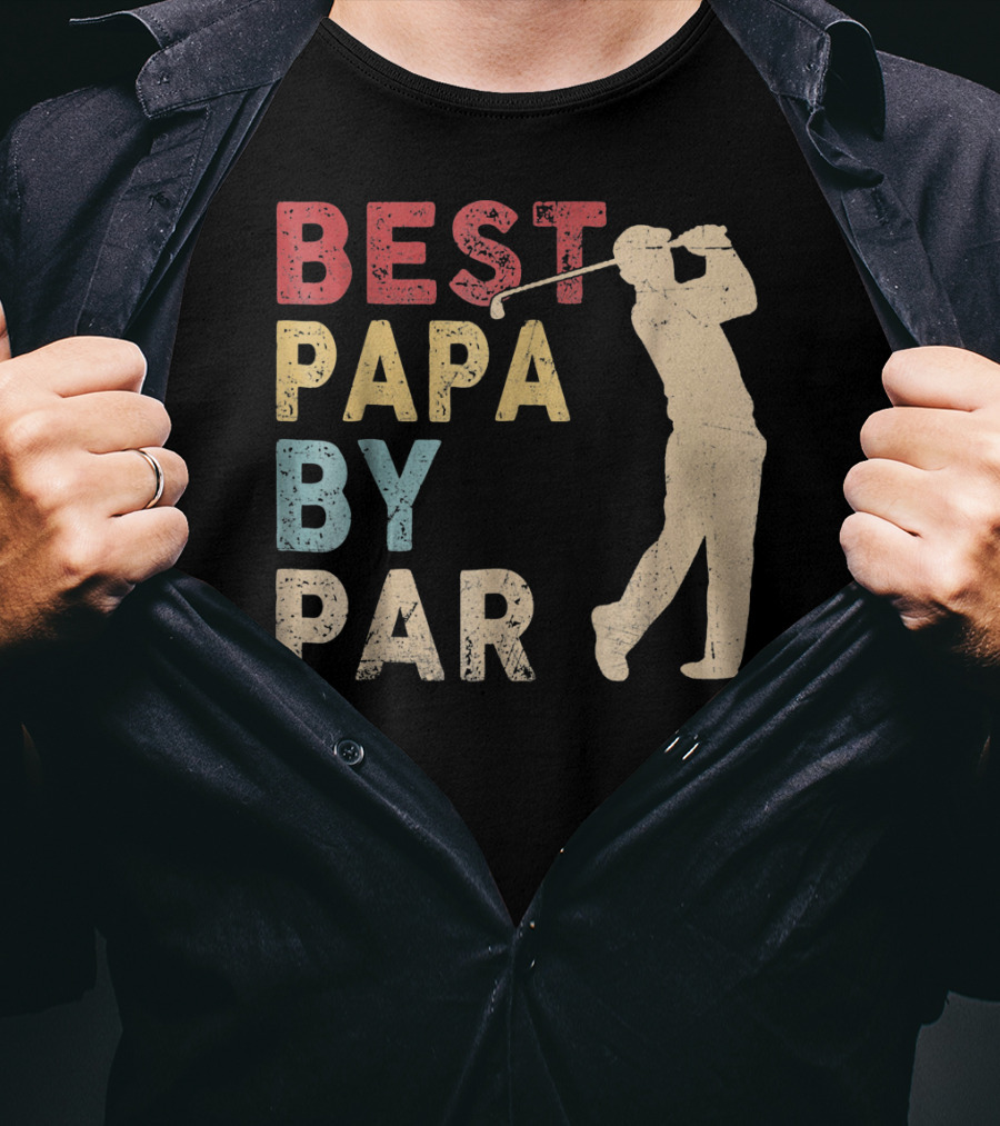Best Papa By Par Golf T-Shirt