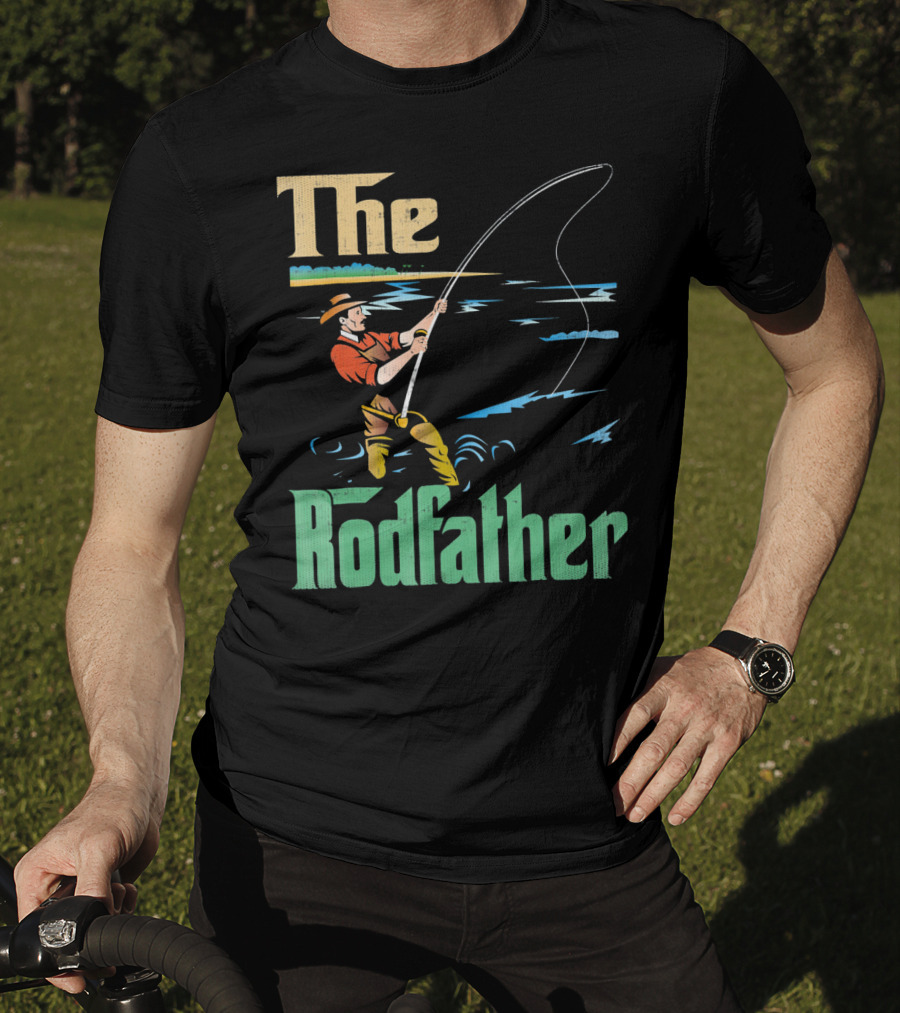 The Rodfather Fishing Fisherman T-Shirt