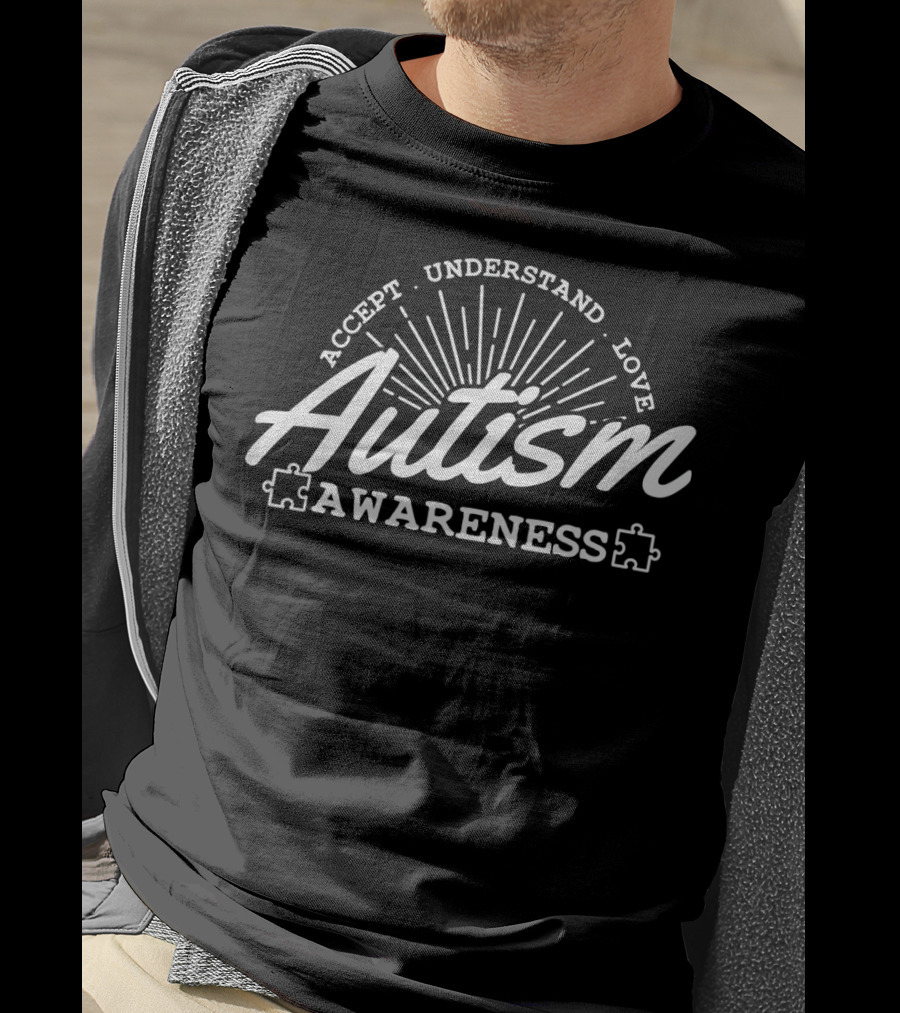 Autism Awareness Accept Understand Love Autistic Pride Mom T-Shirt