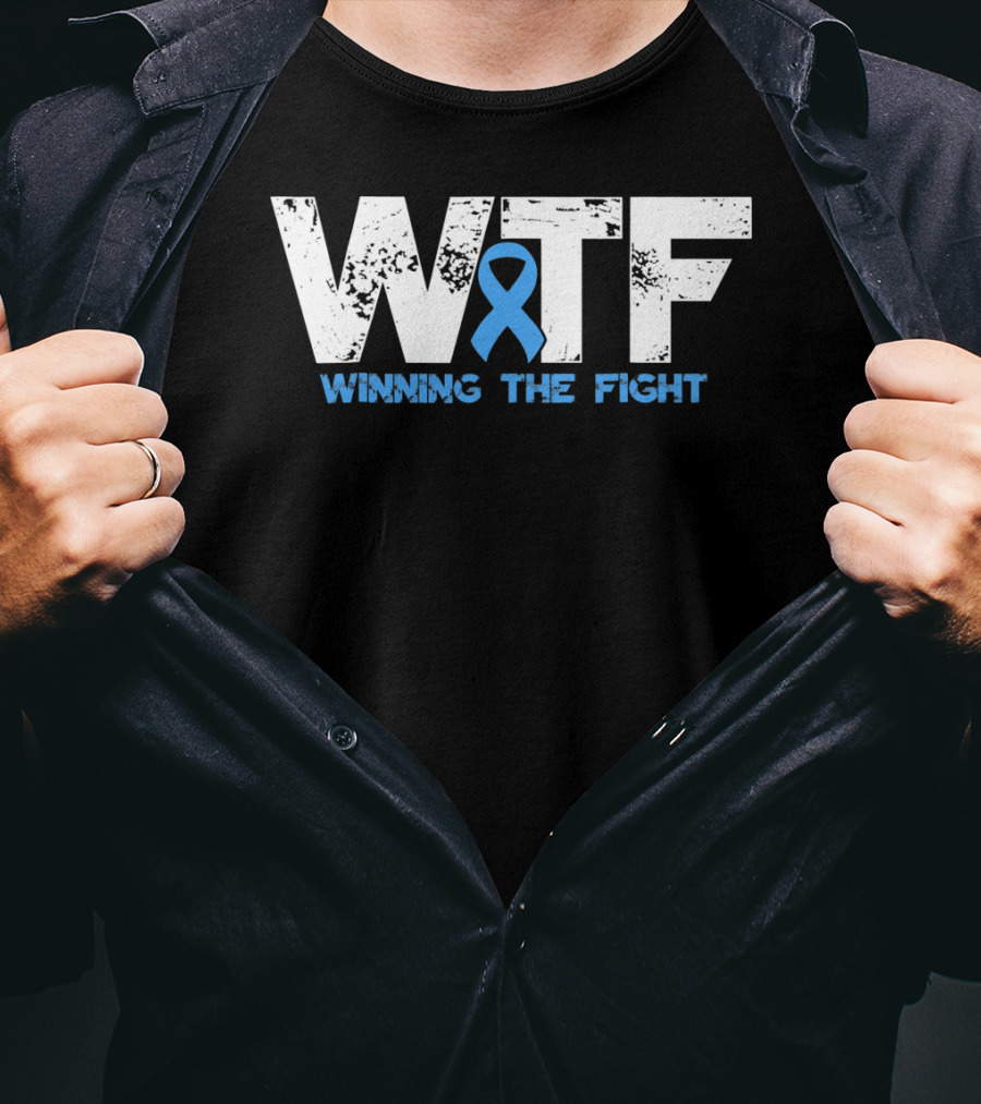 Winning The Fight WTF Addison's Disease Awareness T-Shirt