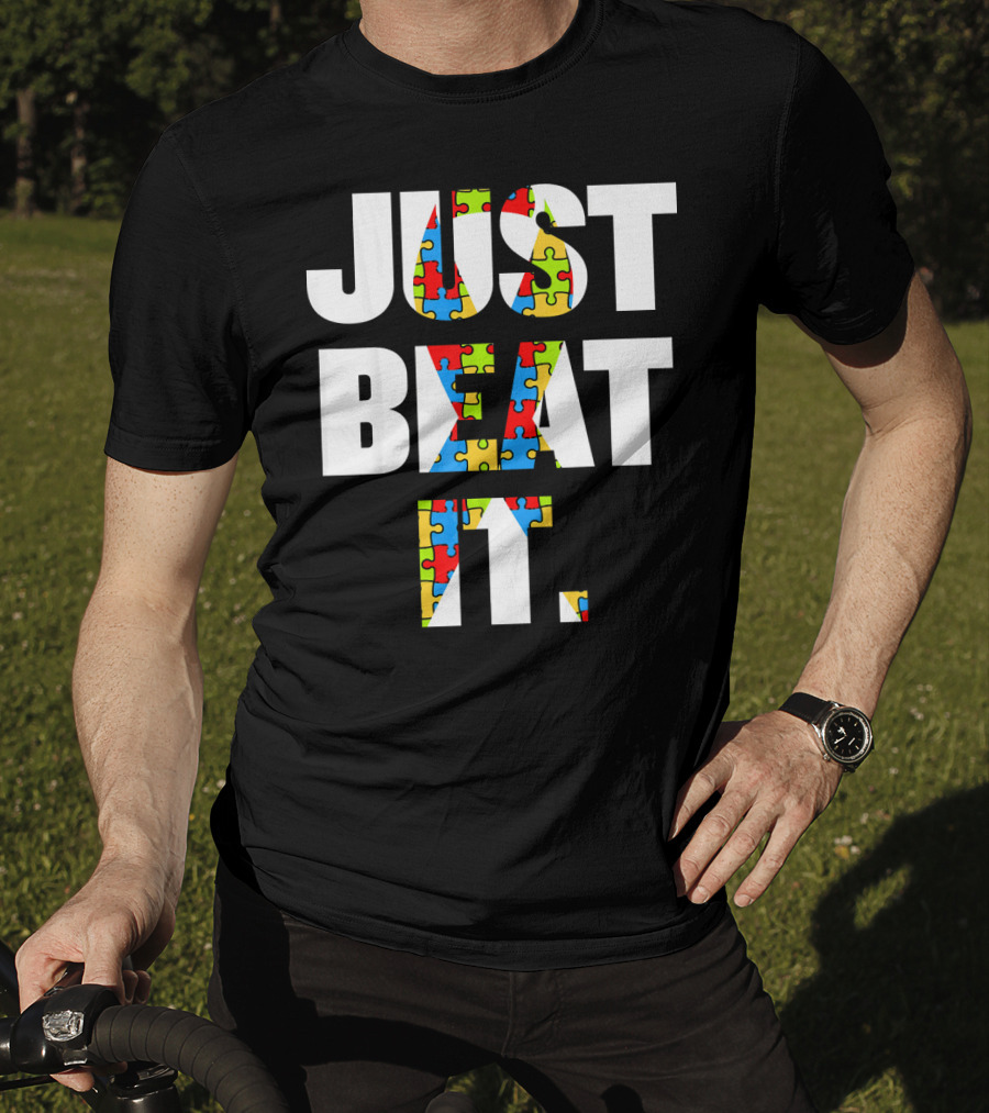 Just Beat It Autism Puzzle T-Shirt