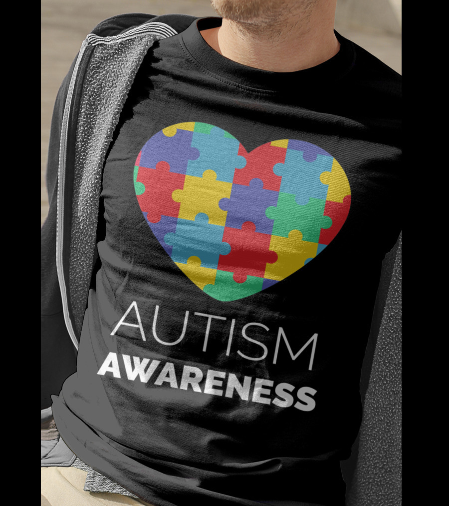 Autism Awareness Puzzle Heart T-Shirt