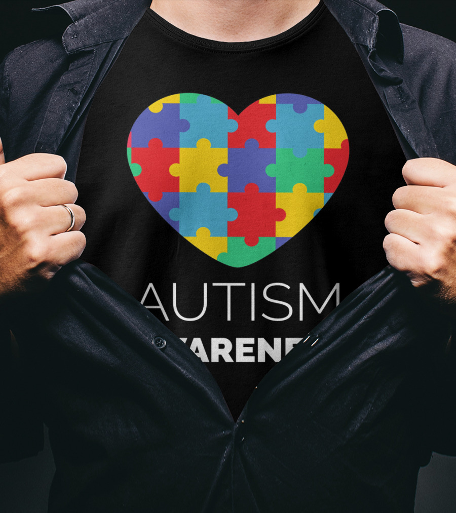 Autism Awareness Puzzle Heart T-Shirt