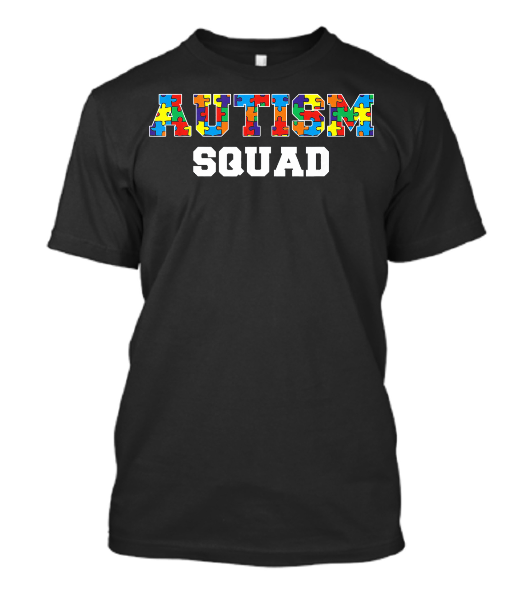Autism Squad Puzzle Piece Pride Awareness T-Shirt