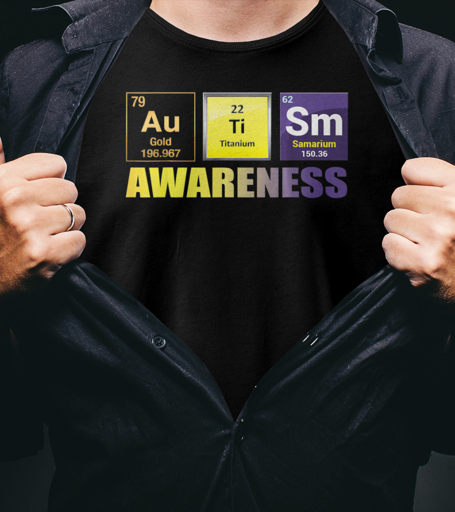 Au Ti Sm Awareness Elements T-Shirt