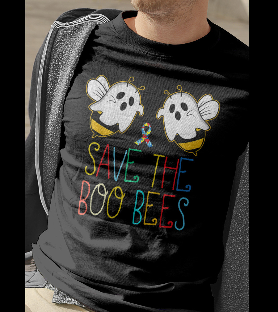 Save The Boo Bees Autism Cancer Awareness T-Shirt