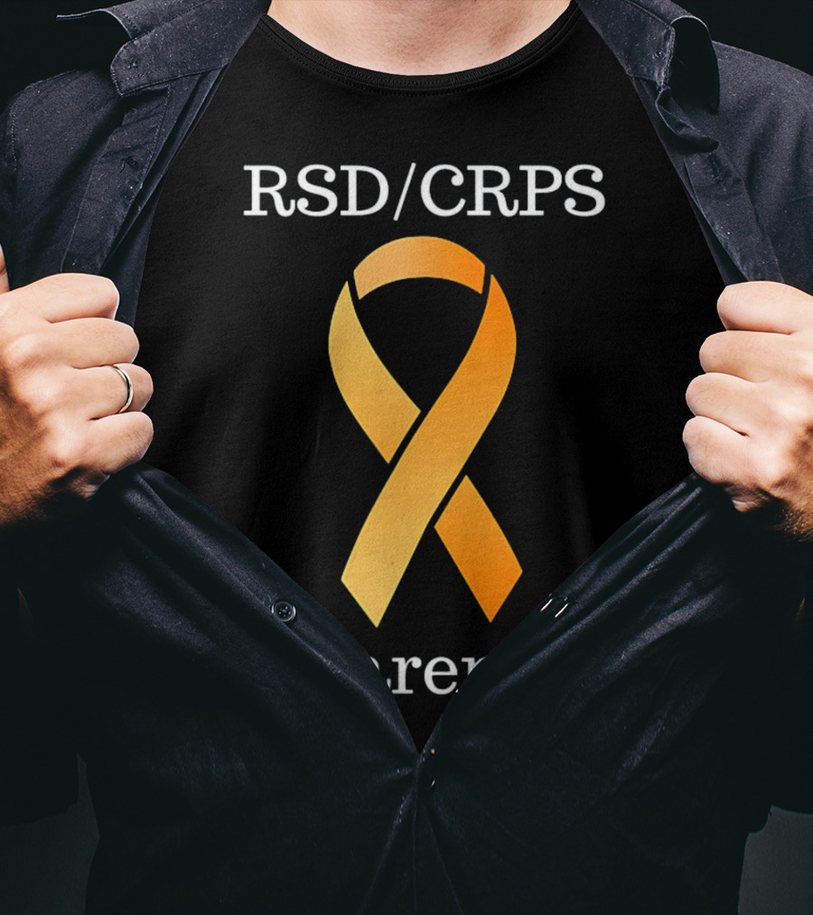 RSD CRPS Awareness Orange Ribbon Complex Regional Pain Syndrome T-Shirt