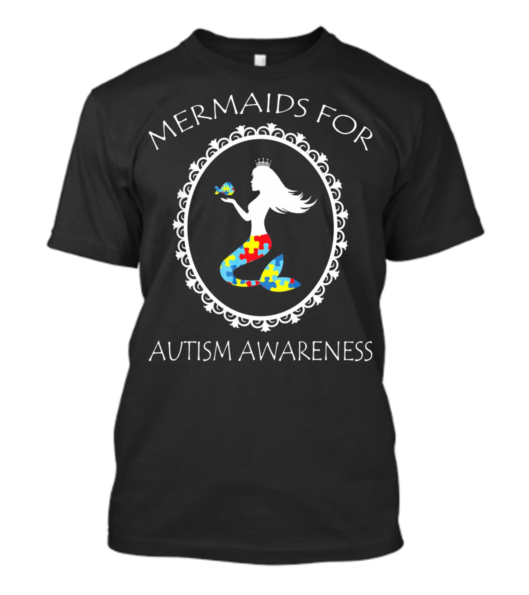 Mermaids For Autism Awareness T-Shirt