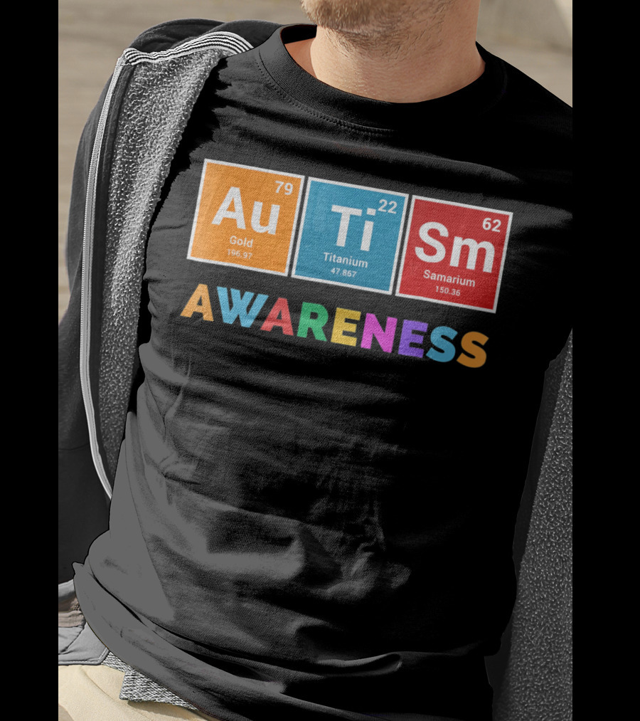 Au Ti Sm Awareness Gold Titanium Samarium T-Shirt