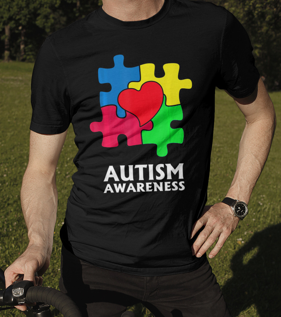 Autism Awareness Puzzle Heart Perfect Au T-Shirt