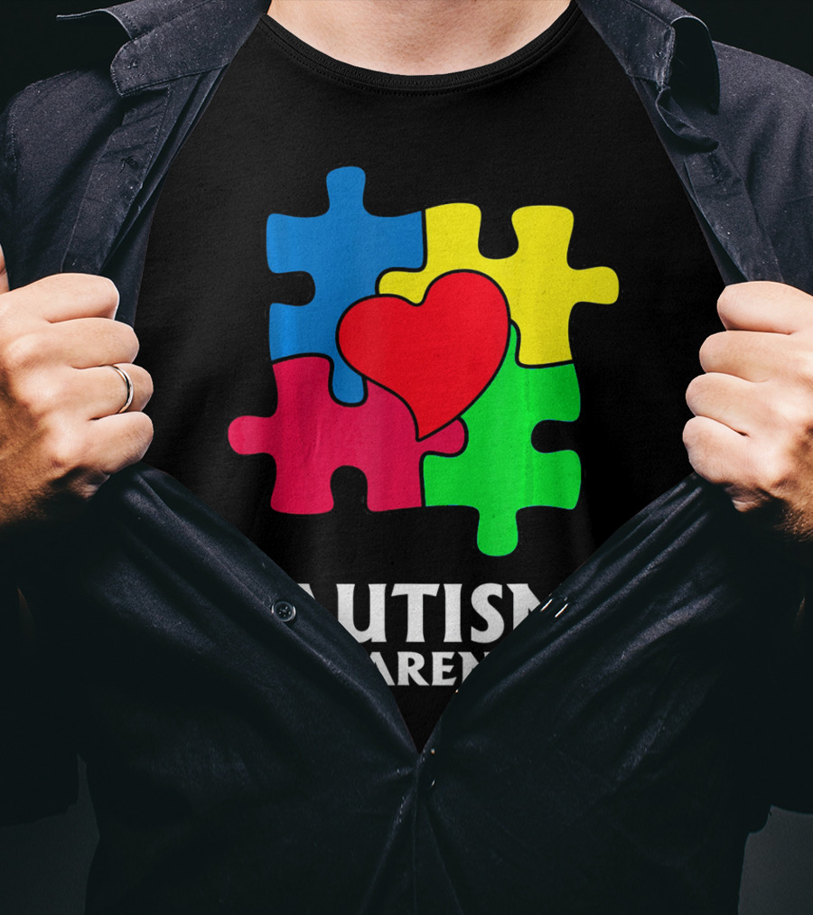 Autism Awareness Puzzle Heart Perfect Au T-Shirt