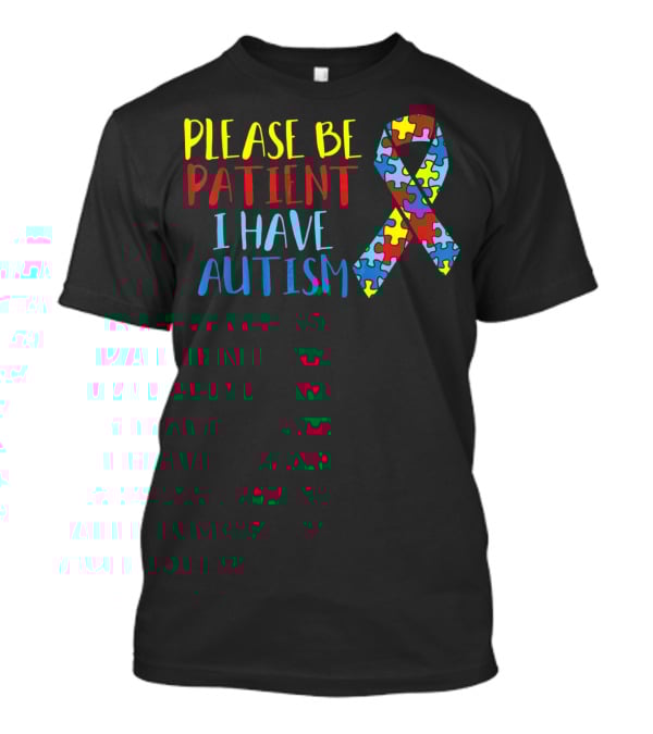 Please Be Patient I Have Autism Puzzle T-Shirt