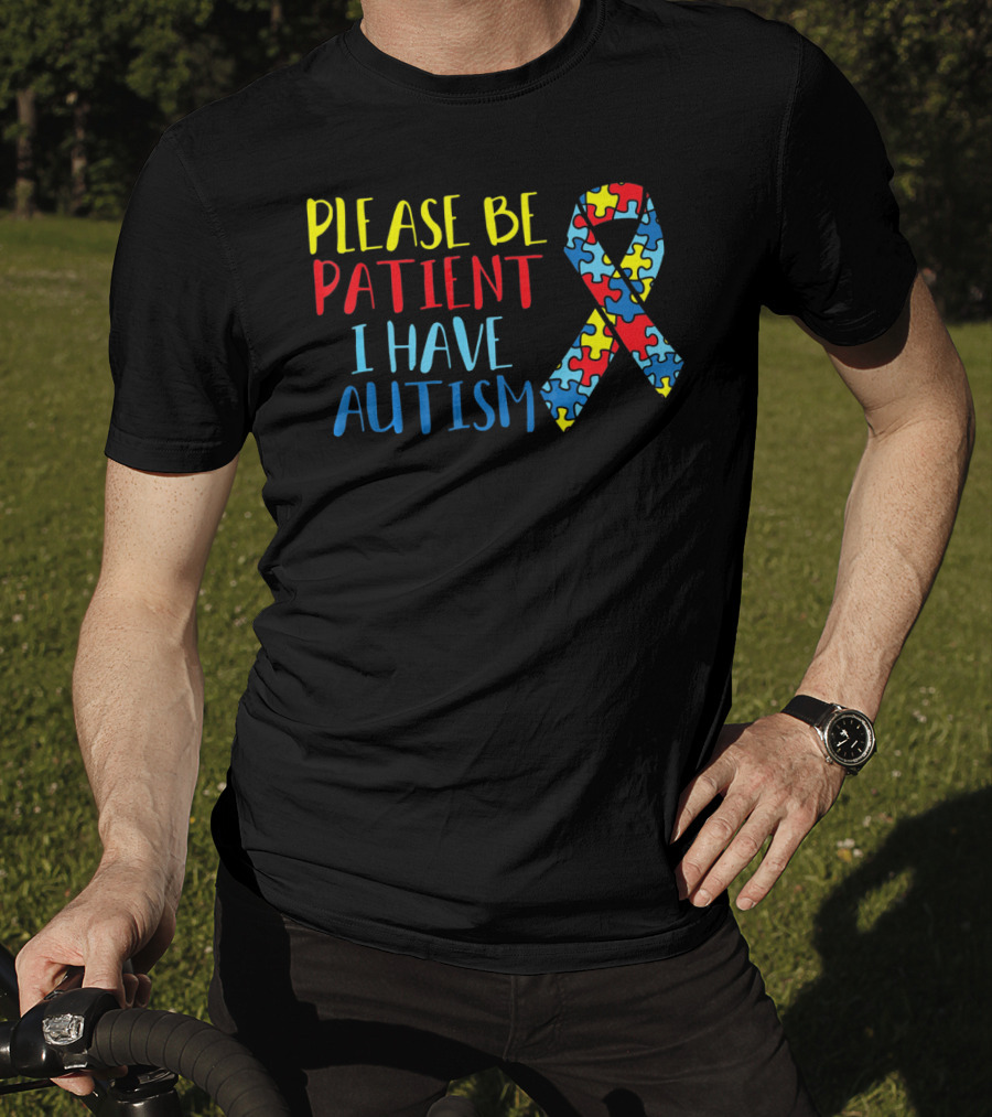 Please Be Patient I Have Autism Puzzle T-Shirt