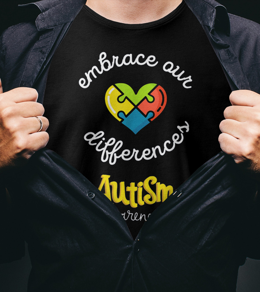 Embrace Our Differences Autism Awareness T-Shirt