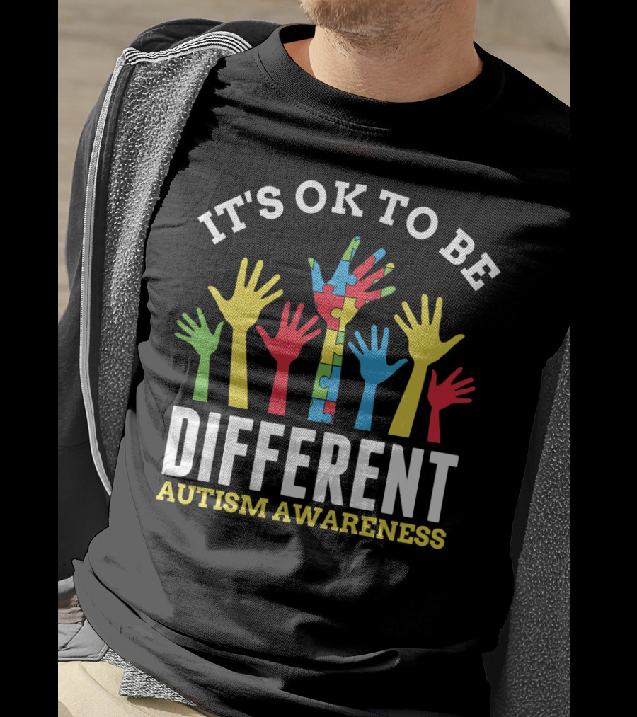 It's OK To Be Different Autism Awareness T-Shirt
