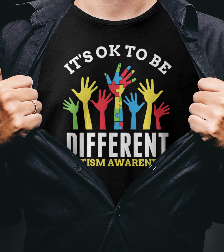 It's OK To Be Different Autism Awareness T-Shirt
