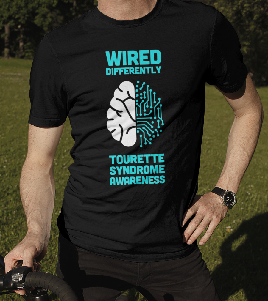 WIRED DIFFERENTLY Tourette Syndrome Awareness T-Shirt