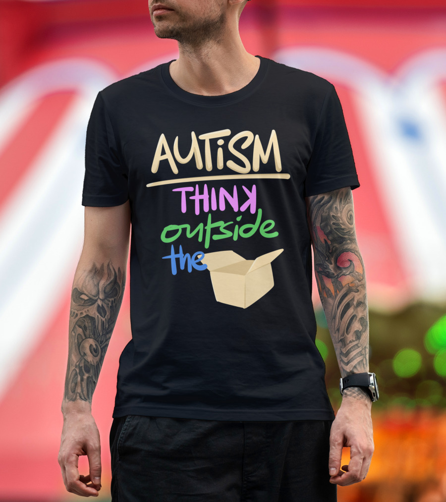 Autism Awareness Think Outside The Box T-Shirt